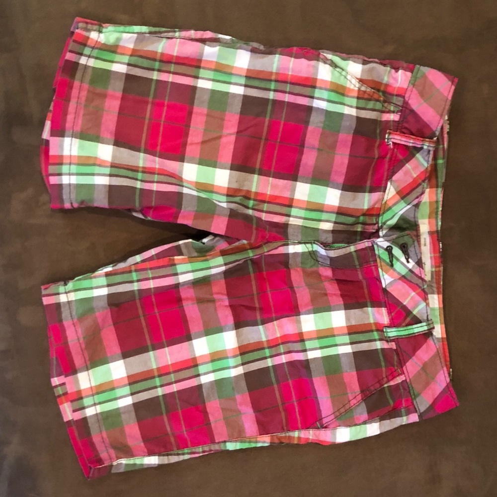Plaid shorts